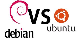 Debian vs ubuntu logos Debian vs ubuntu logos